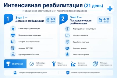 Реабилитация за 21 день в Протвино